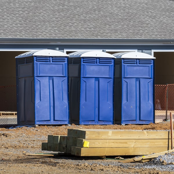 is there a specific order in which to place multiple porta potties in Belfair